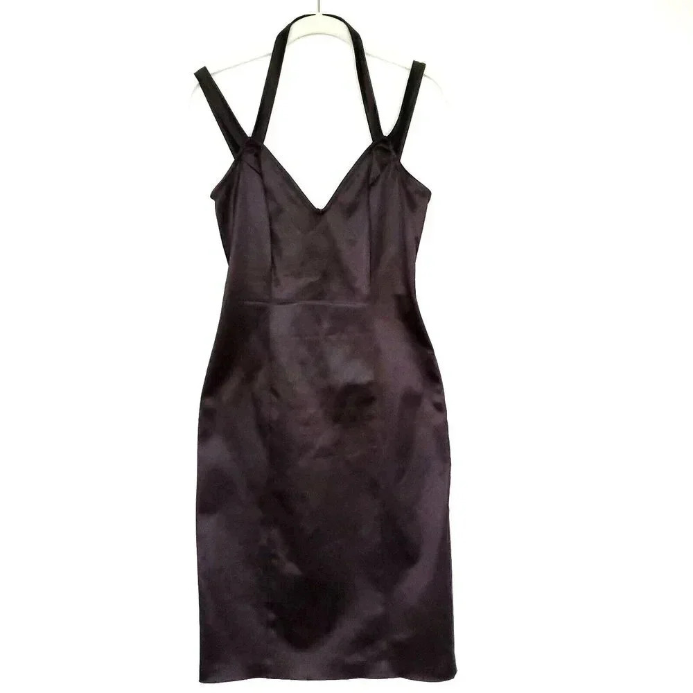 Maria Bianca Nero Women's Dress Size Medium M Bodycon Strappy Sleeveless Defect